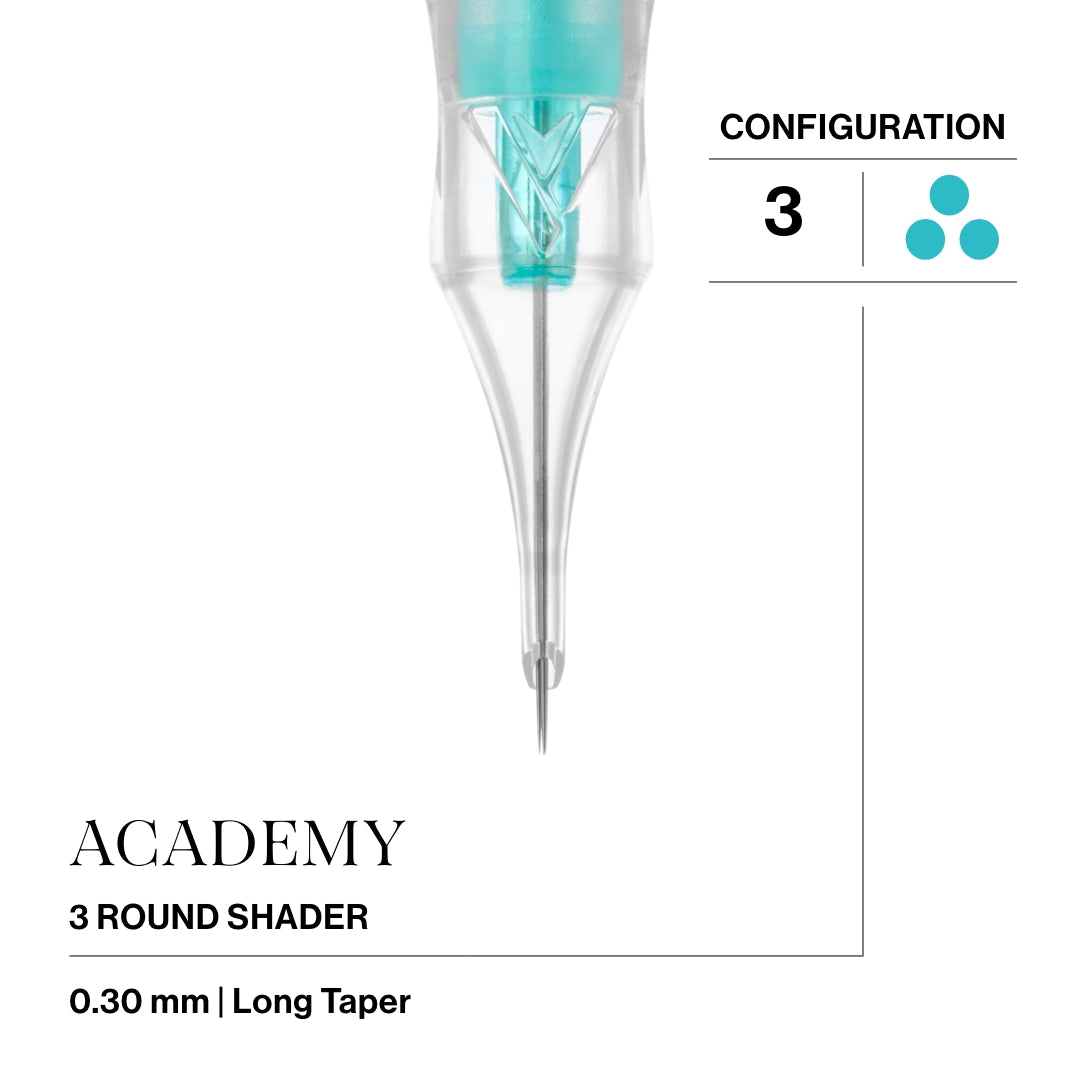 Vertix Academy Needle Cartridges — Box of 20 - Microbeau International Vertix Academy Needle Cartridges — Sample Pack of 6