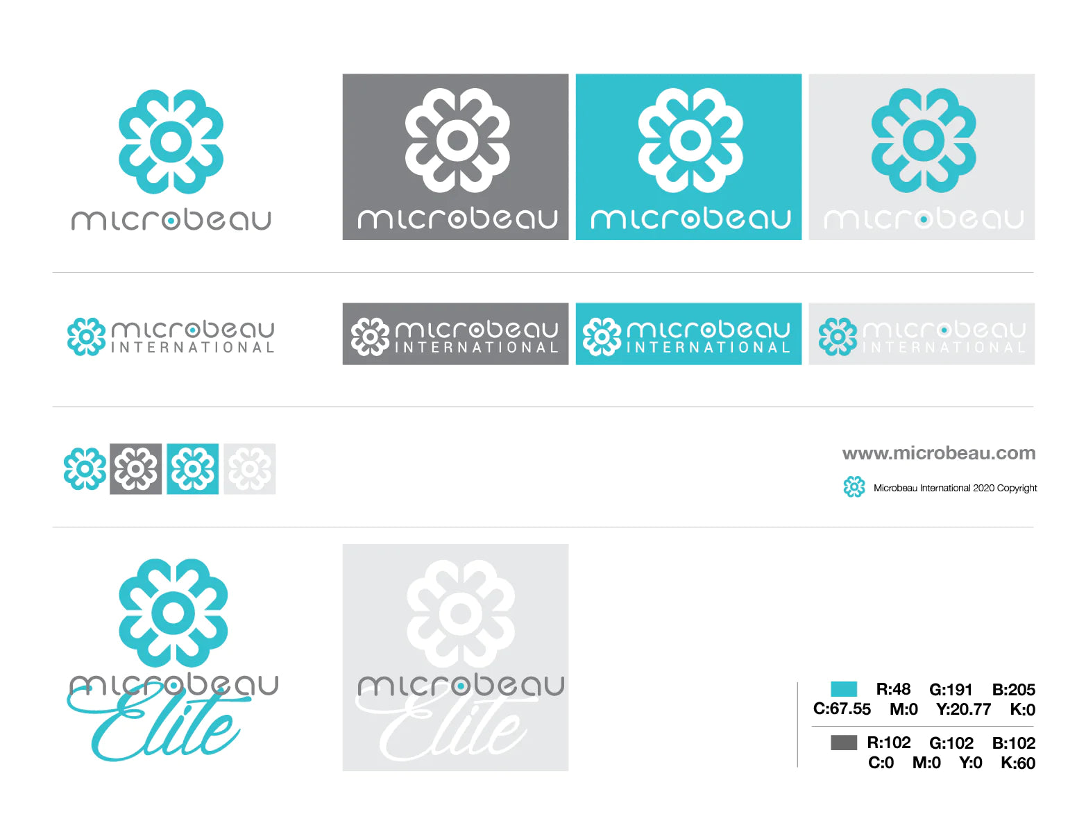 microbeau brand guide for website