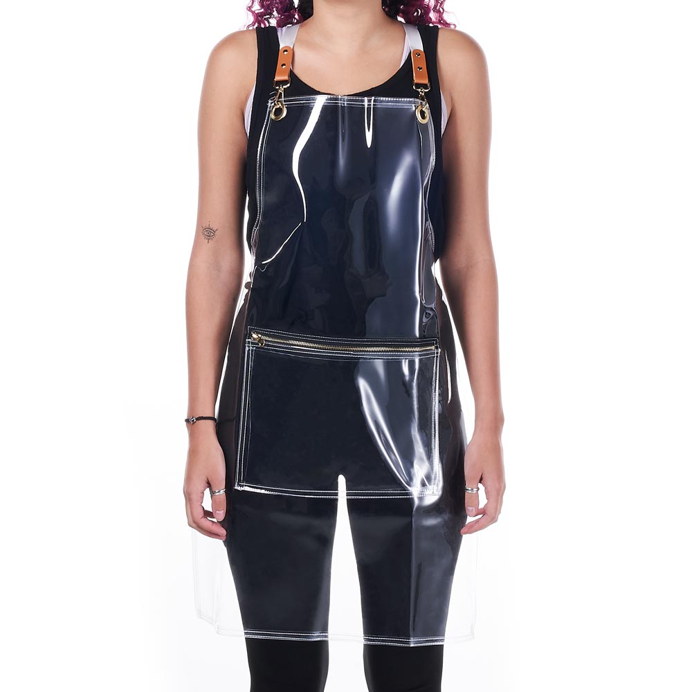 Saferly Vinyl Apron — Clear - Microbeau InternationalSaferly Vinyl Apron — Clear