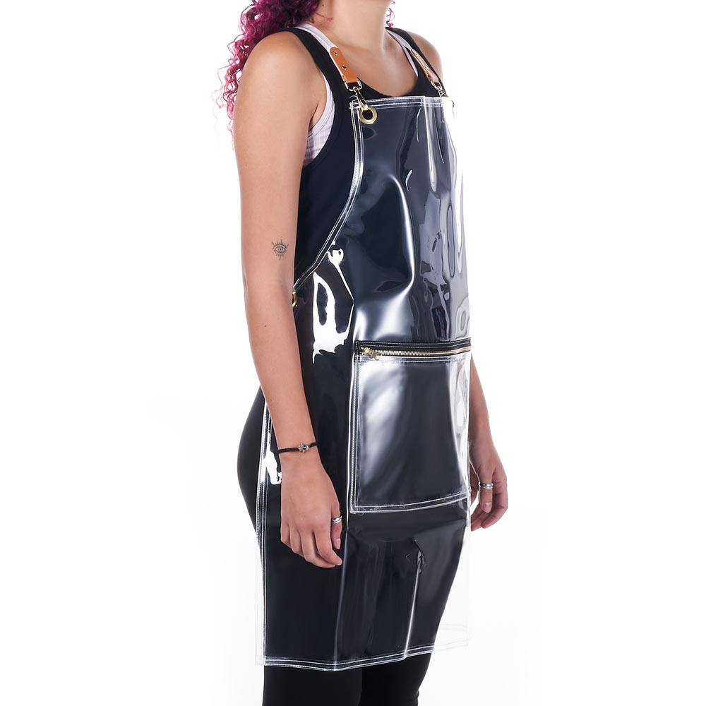 Saferly Vinyl Apron — Clear - Microbeau InternationalSaferly Vinyl Apron — Clear
