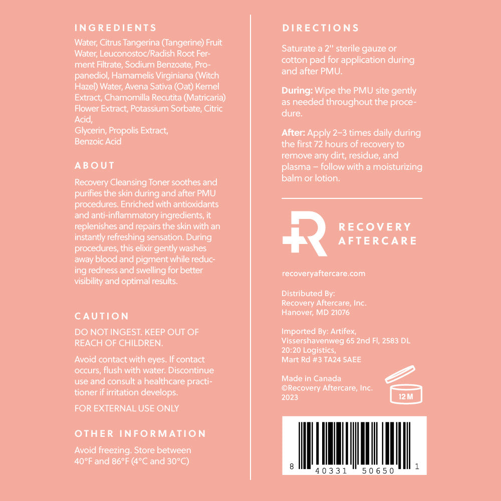 Recovery Cleansing Toner — 4oz - Microbeau InternationalRecovery Cleansing Toner — 4oz