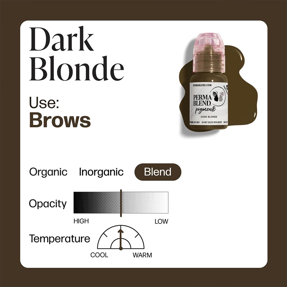 Dark Blonde — Perma Blend — 1/2oz Bottle - Microbeau InternationalDark Blonde — Perma Blend — 1/2oz Bottle