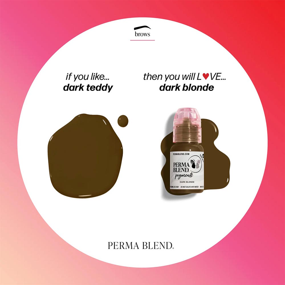 Dark Blonde — Perma Blend — 1/2oz Bottle - Microbeau International Dark Blonde — Perma Blend — 1/2oz Bottle