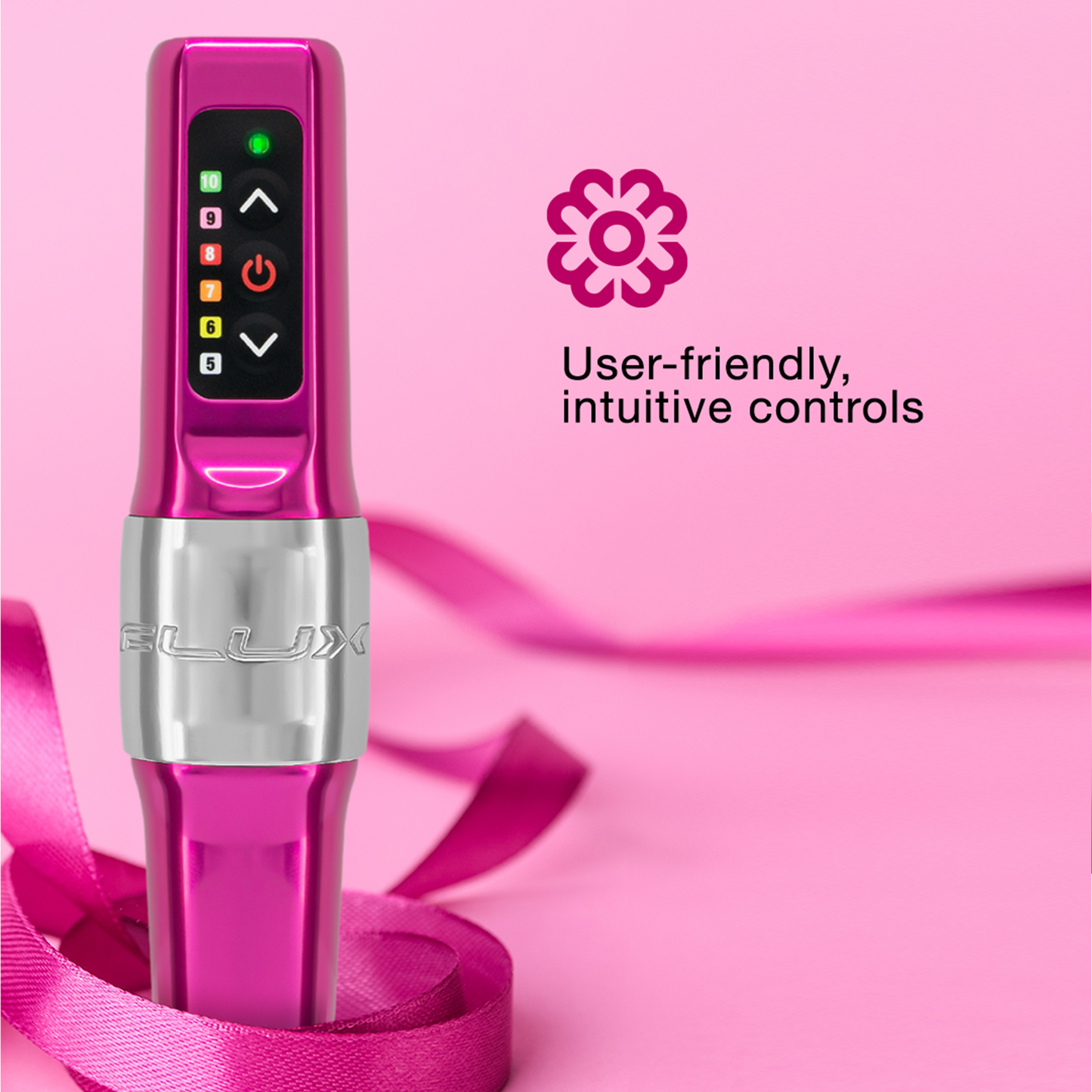 Flux Mini Bubblegum with Extra Battery - Microbeau International Flux Mini Bubblegum with Extra Battery