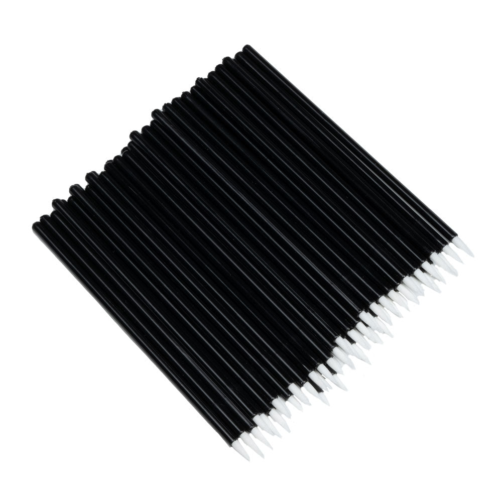Saferly Disposable Eyeliner/Detail Brushes — Felt Tip — Pack of 50 - Microbeau International Saferly Disposable Eyeliner/Detail Brushes — Felt Tip — Pack of 50