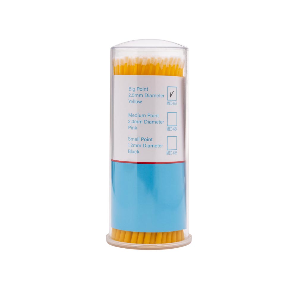 Saferly Disposable Micro Applicators — 100 Pieces — Pick Diameter - Microbeau InternationalSaferly Disposable Micro Applicators — 100 Pieces — Pick Diameter