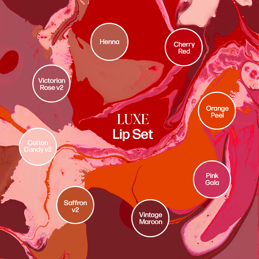 Luxe Pucker Up Buttercup Lip Set — Luxe Perma Blend — 8 1/2oz Bottles - Microbeau International Luxe Pucker Up Buttercup Lip Set — Luxe Perma Blend — 8 1/2oz Bottles