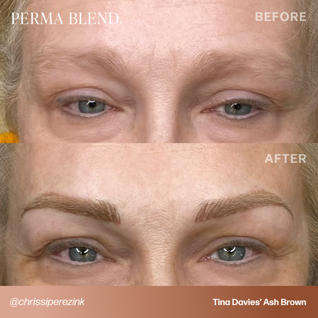 Tina Davies Collection Ash Brown — Perma Blend - Microbeau International Tina Davies Collection Ash Brown — Perma Blend