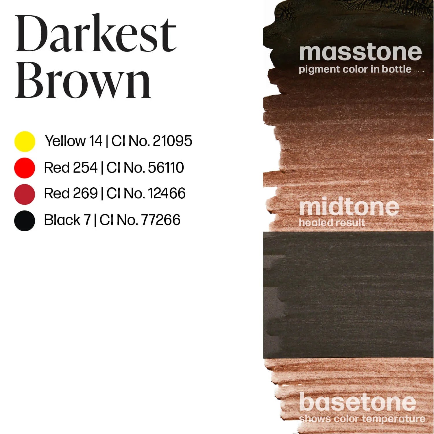 Darkest Brown — Perma Blend — Pick Size - Microbeau InternationalDarkest Brown — Perma Blend — Pick Size