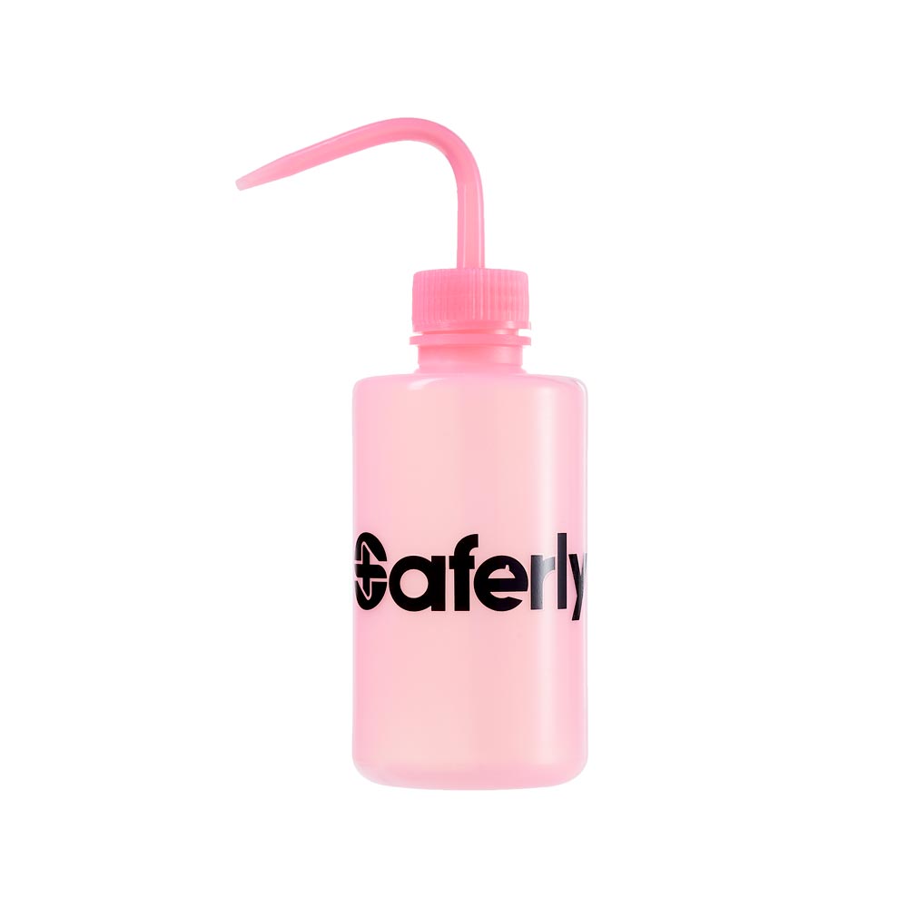 Saferly Squeeze Washer Bottle — Pick Color and Size - Microbeau InternationalSaferly Squeeze Washer Bottle — Pick Color and Size