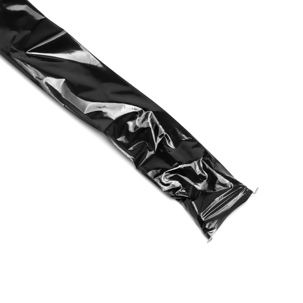 Saferly Clip Cord Sleeves + Machine Bags — Black — Cut-to-Length Roll - Microbeau InternationalSaferly Clip Cord Sleeves + Machine Bags — Black — Cut-to-Length Roll