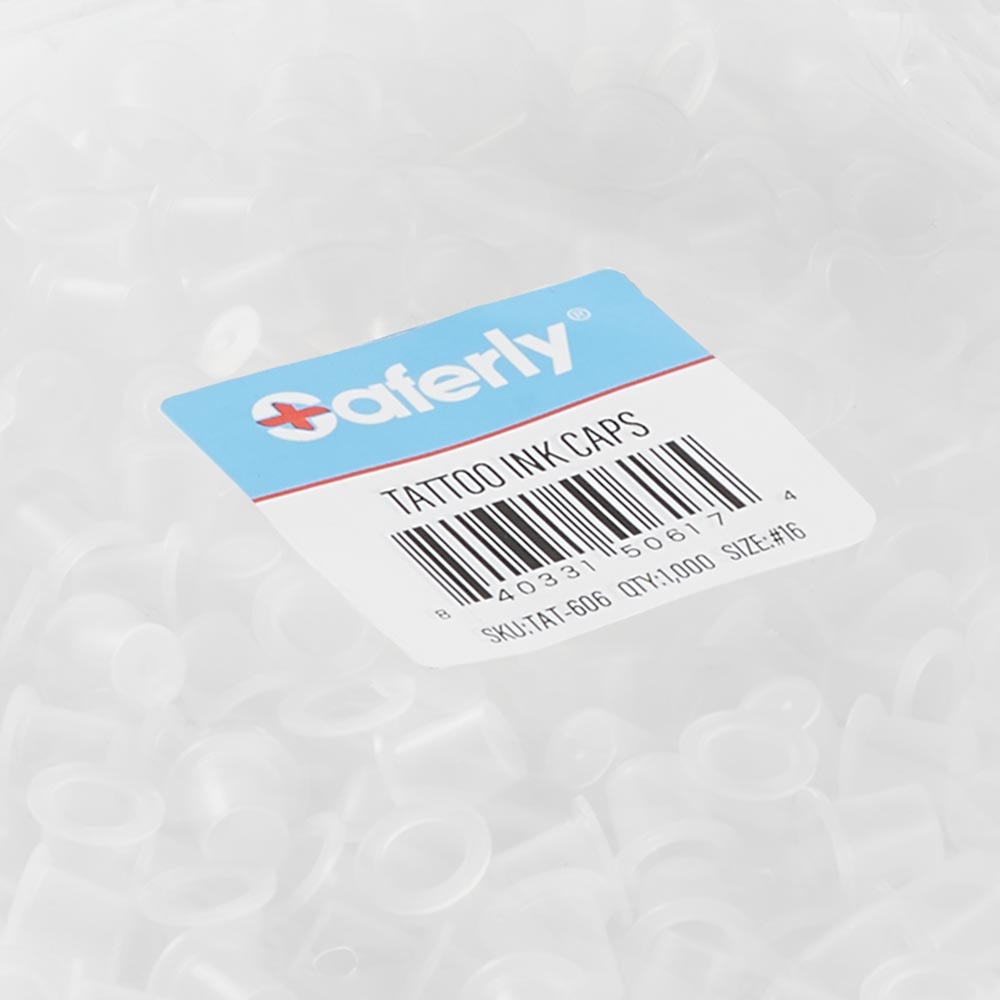 Saferly Tattoo Ink Cups — Size #16 (Large) - Microbeau InternationalSaferly Tattoo Ink Cups — Size #16 (Large)