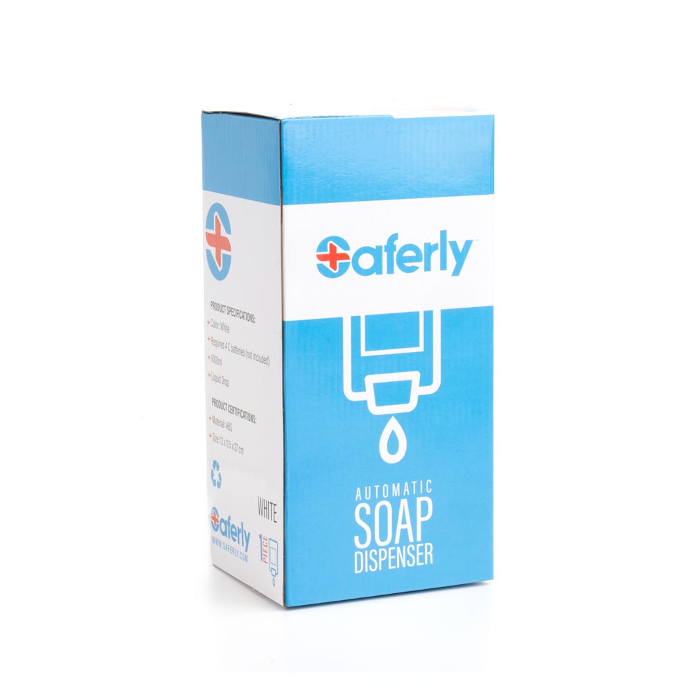 Saferly Automatic Soap Dispenser - Microbeau InternationalSaferly Automatic Soap Dispenser