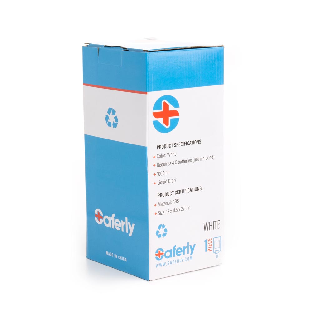 Saferly Automatic Soap Dispenser - Microbeau InternationalSaferly Automatic Soap Dispenser