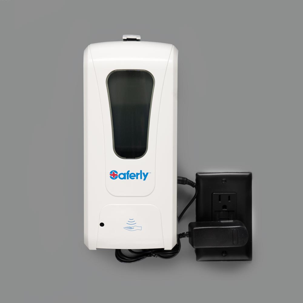 Saferly Automatic Soap Dispenser - Microbeau InternationalSaferly Automatic Soap Dispenser