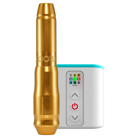 Apollo PMU Machine Gold with Airbolt Mini - Microbeau International - Apollo PMU Machine Gold with Airbolt Mini