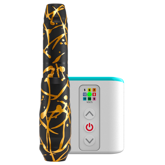 Apollo PMU Machine Golden Tiger with Airbolt Mini - Microbeau International - Apollo PMU Machine Golden Tiger with Airbolt Mini