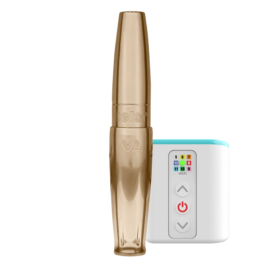 Bellar V2 Rose Gold with Airbolt Mini - Microbeau International - Bellar V2 Rose Gold with Airbolt Mini