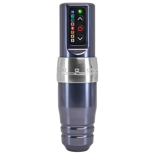 Flux S cordless PMU machine in gunmetal color - Flux S Wireless PMU Machine
