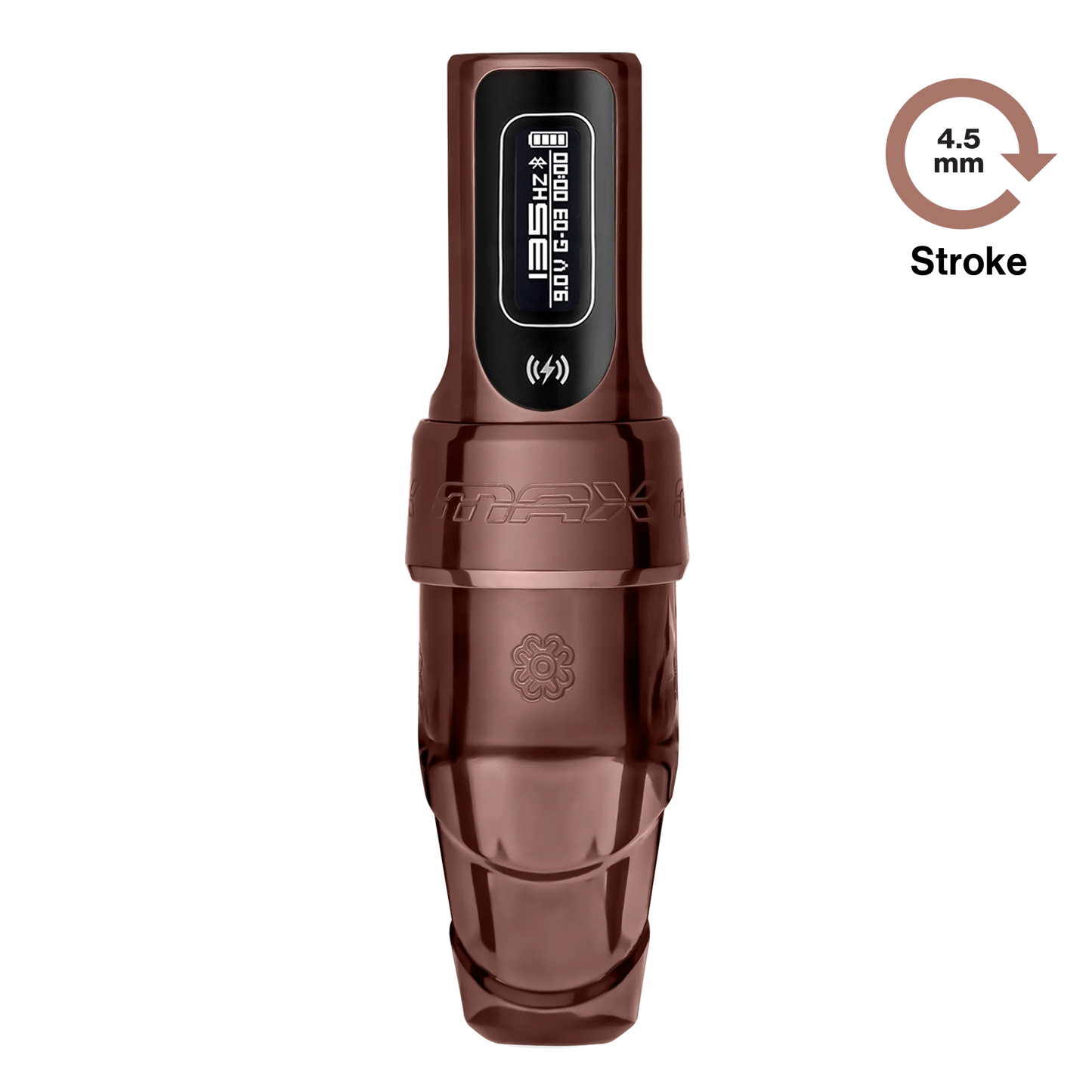 Flux S Max 4.5 mm stroke, Oudwood - Forever Artist Kit - Microbeau International Flux S Max 4.5 mm stroke, Oudwood - Forever Artist Kit