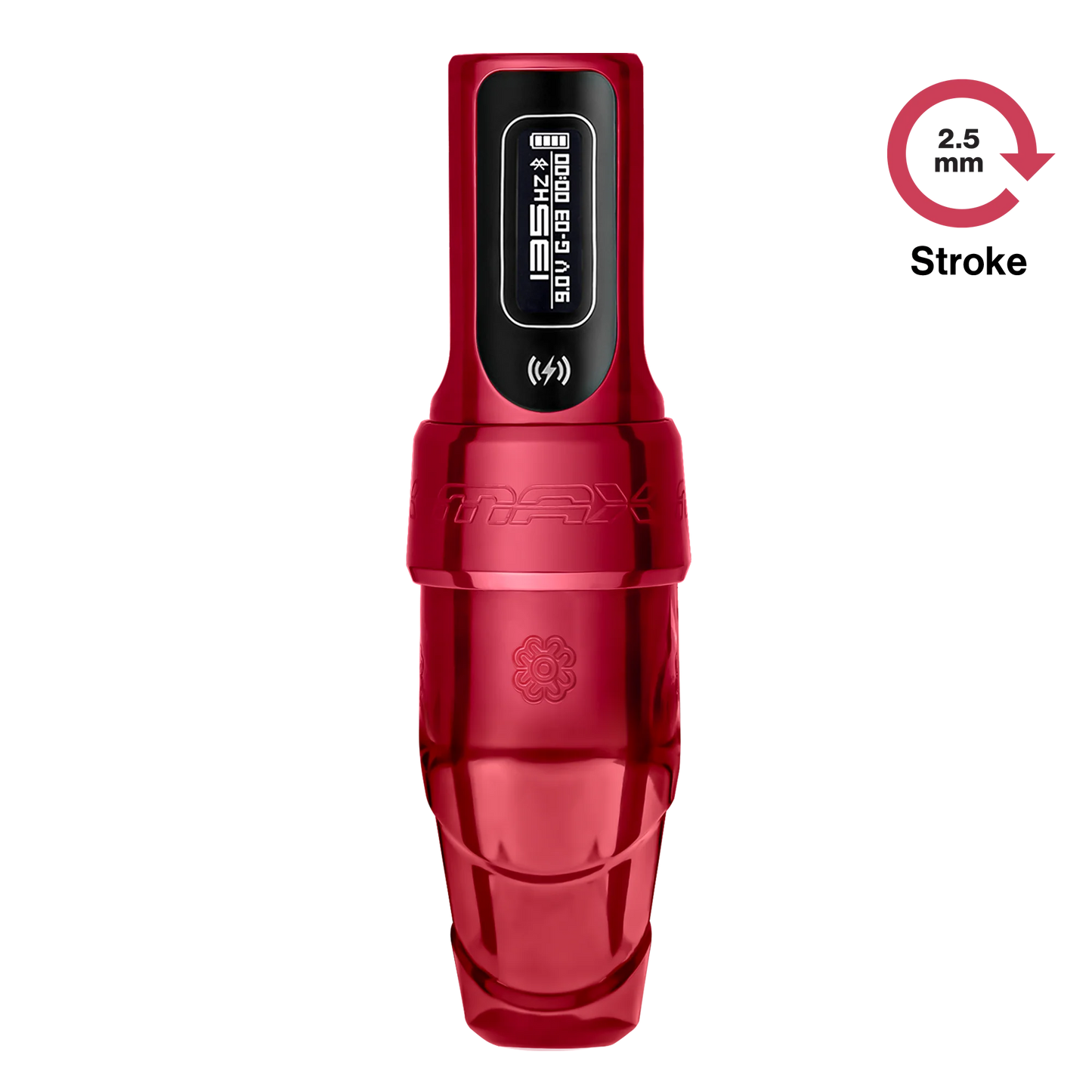 Flux S Max 2.5 mm stroke, Rouge - Forever Artist Kit - Microbeau International Flux S Max 2.5 mm stroke, Rouge - Forever Artist Kit