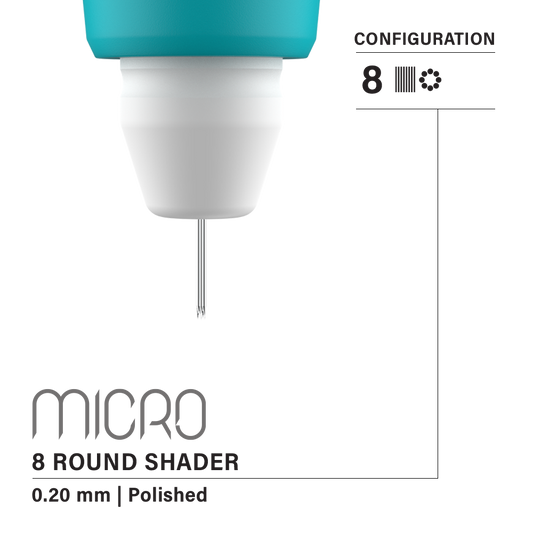 Vertix Micro Microblade - Round Shader Blade - Pack of 10 Microblades - Vertix Micro Microblade - Round Shader Blade - Pack of 10 Microblades