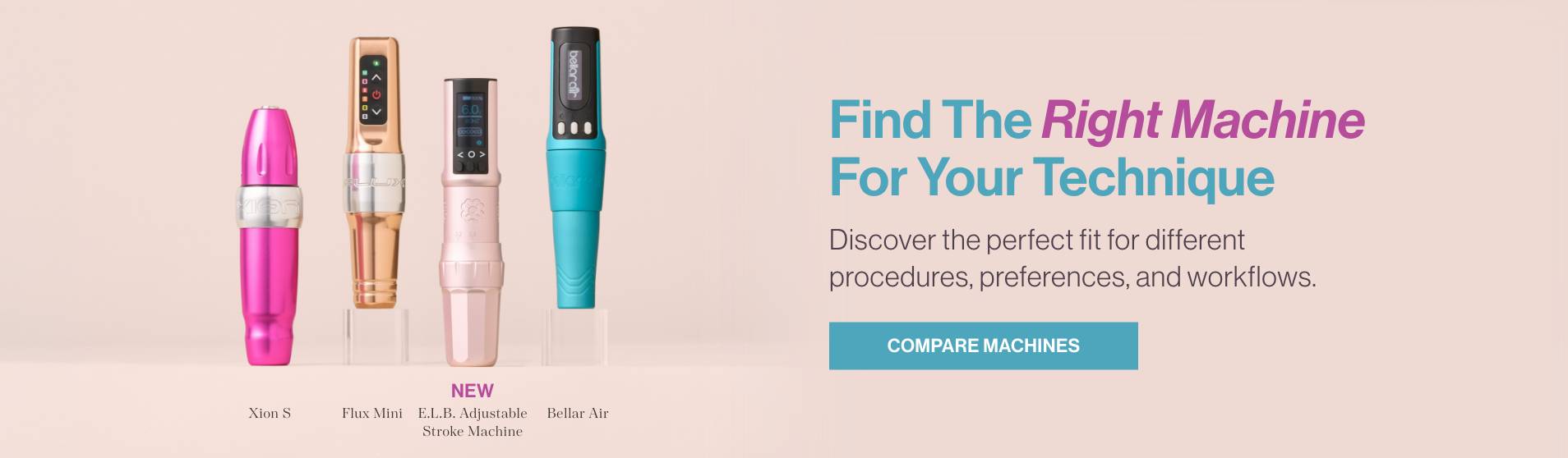 find the right machine for your technique