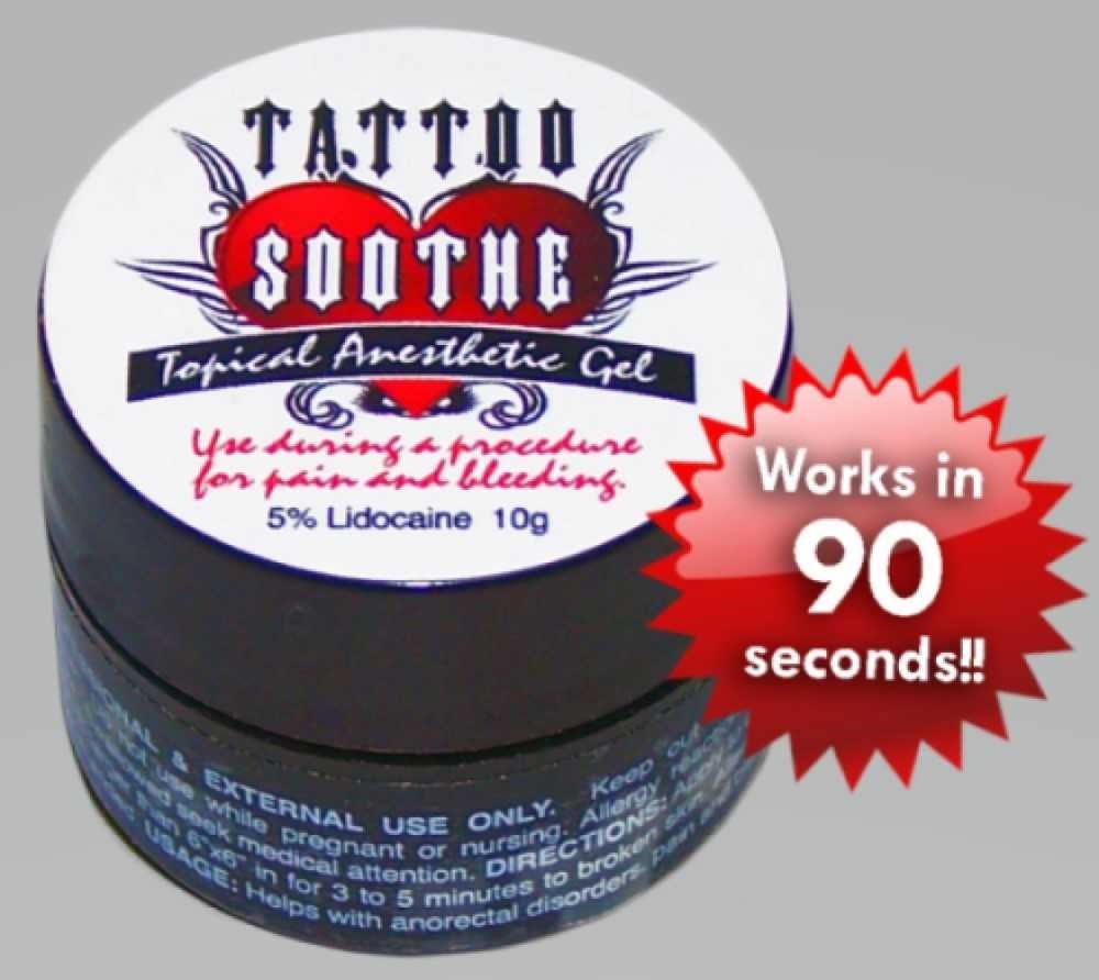 Tattoo Soothe Topical Anesthetic Gel — 10g Jar - Microbeau InternationalTattoo Soothe Topical Anesthetic Gel — 10g Jar