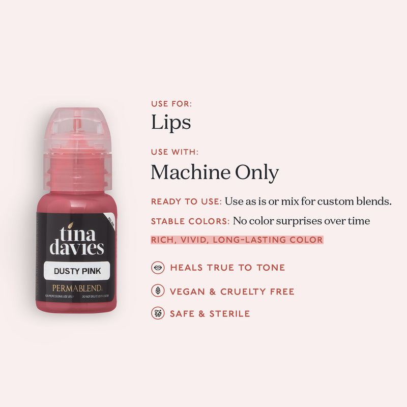Dusty Pink - Tina Davies Envy Lip - Perma BlendDusty Pink - Tina Davies Envy Lip