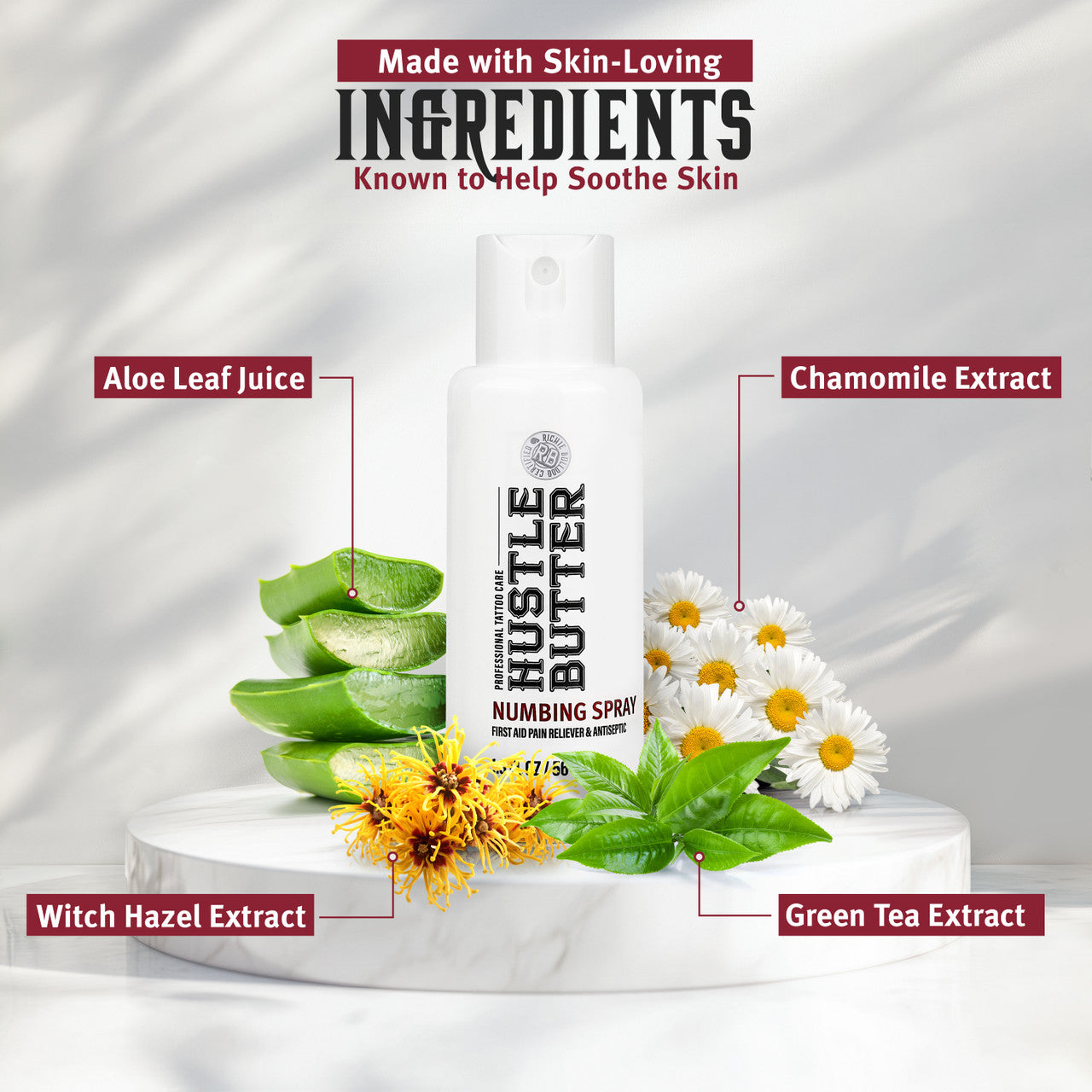 Hustle Butter Numbing Spray — 1.9oz Spray Bottle - Microbeau InternationalHustle Butter Numbing Spray — 1.9oz Spray Bottle