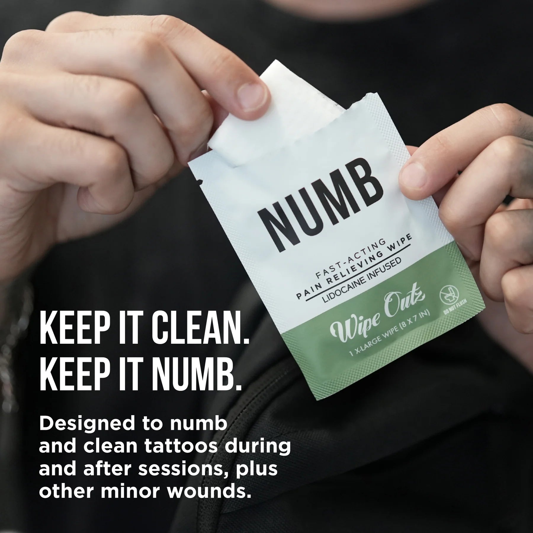 Wipe Outz™ Numbing Tattoo Wipes — Lidocaine Infused - Microbeau InternationalWipe Outz™ Numbing Tattoo Wipes — Lidocaine Infused