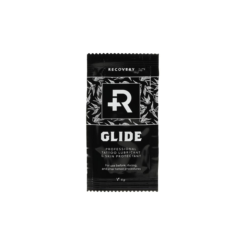 Recovery Tattoo Glide — 5g Pouch - Case of 100 - Ultimate Tattoo SupplyRecovery Tattoo Glide — 5g Pouch - Case of 100