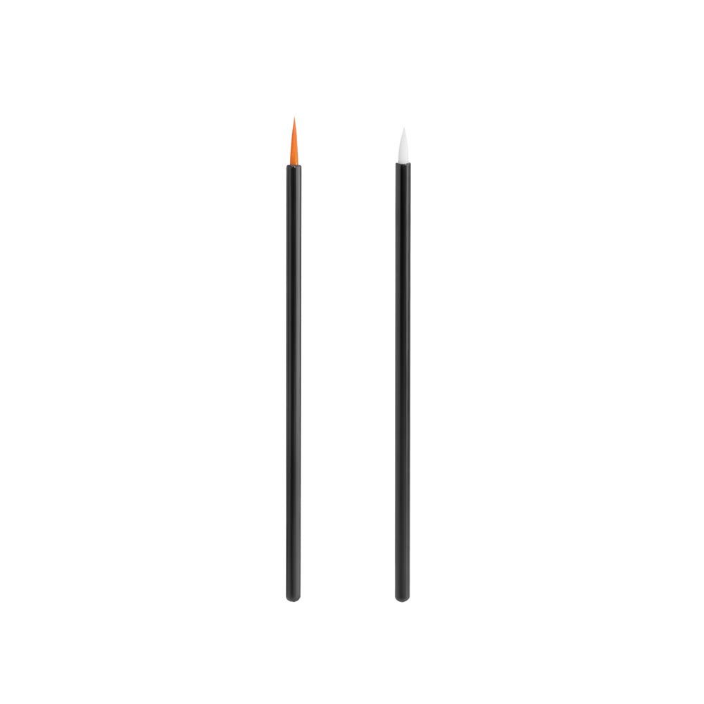  Saferly Disposable Eyeliner/Detail Brushes — Felt Tip — Pack of 50