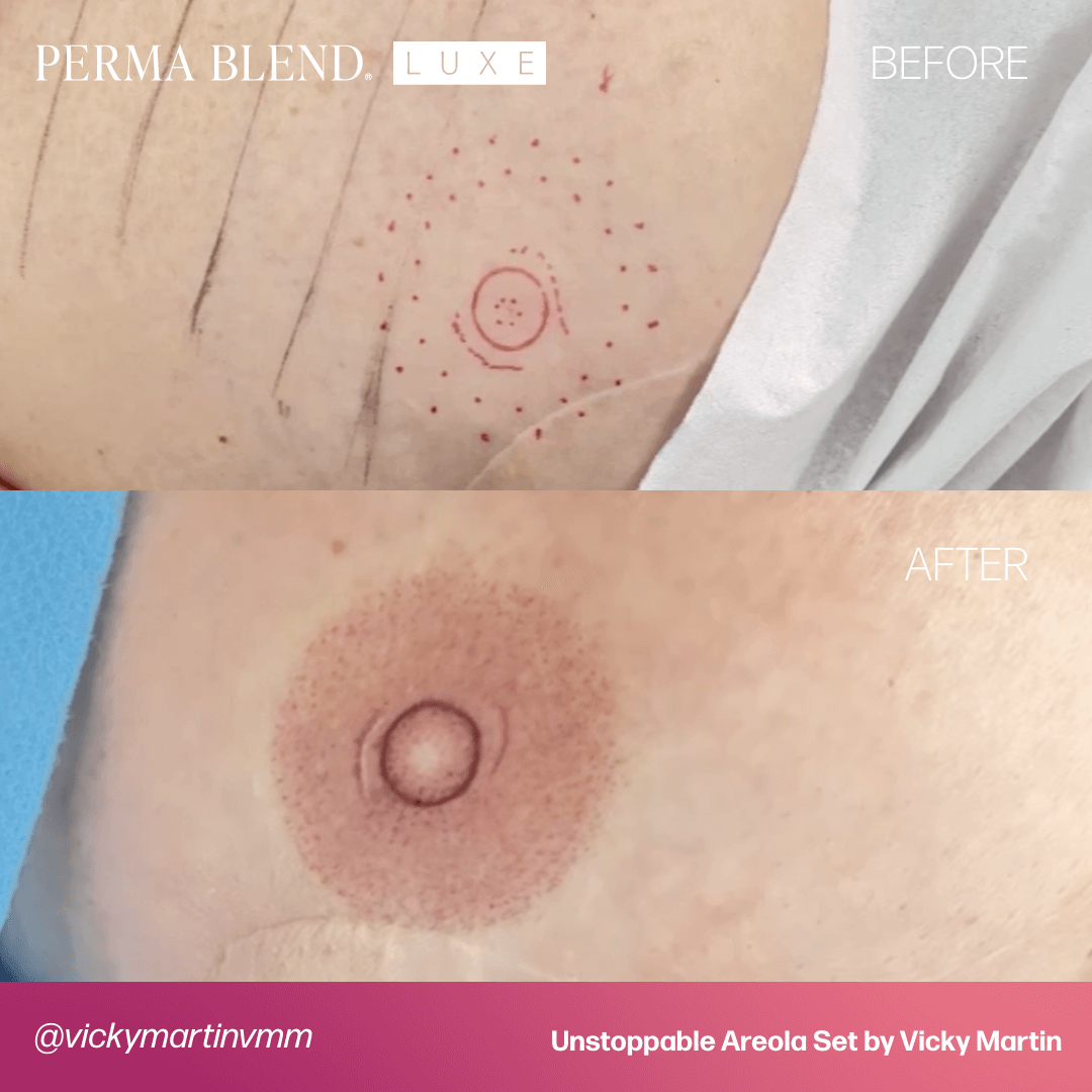 LUXE Warrior White - Vicky Martin Unstoppable Areola - Perma Blend LUXE Warrior White - Vicky Martin Unstoppable Areola