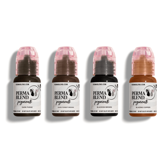 Dark Eyebrow Mini Set – Perma Blend – 4 1/2oz Bottles - Dark Eyebrow Mini Set – Perma Blend – 4 1/2oz Bottles