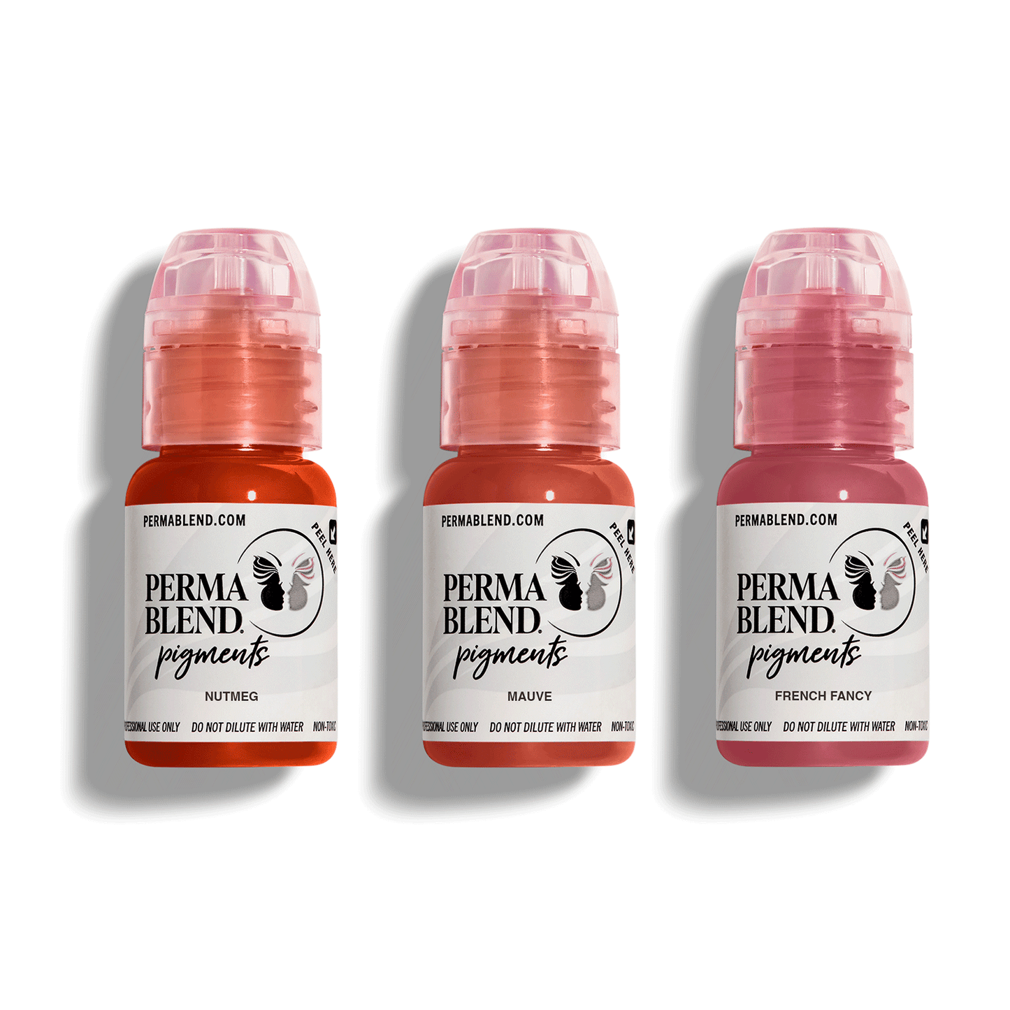  Mauve Lip Mini Set – Perma Blend – 3 1/2oz Bottles