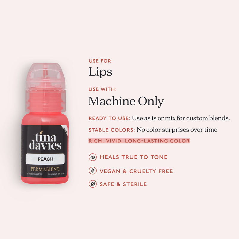 Peach - Tina Davies Lust Lip - Perma BlendPeach - Tina Davies Lust Lip