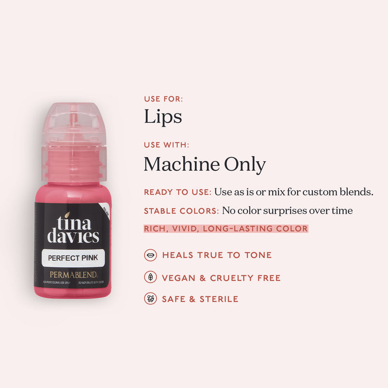 Perfect Pink - Tina Davies Lust Lip - Perma Blend Perfect Pink - Tina Davies Lust Lip