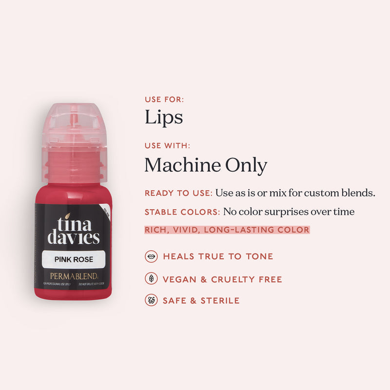 Pink Rose - Tina Davies Envy Lip - Perma BlendPink Rose - Tina Davies Envy Lip