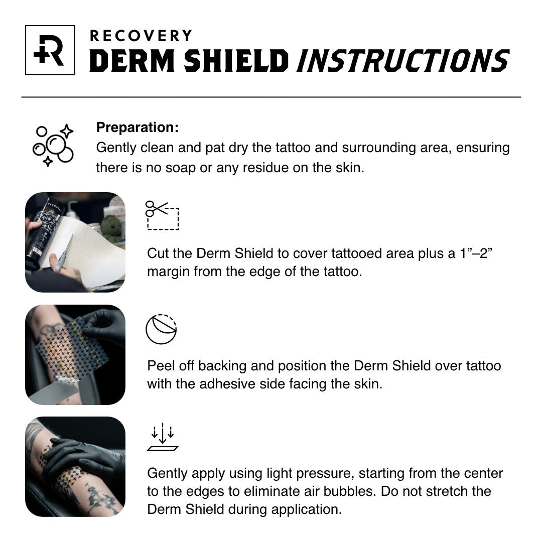 Recovery Derm Shield Bangers - Ultimate Tattoo SupplyRecovery Derm Shield Bangers