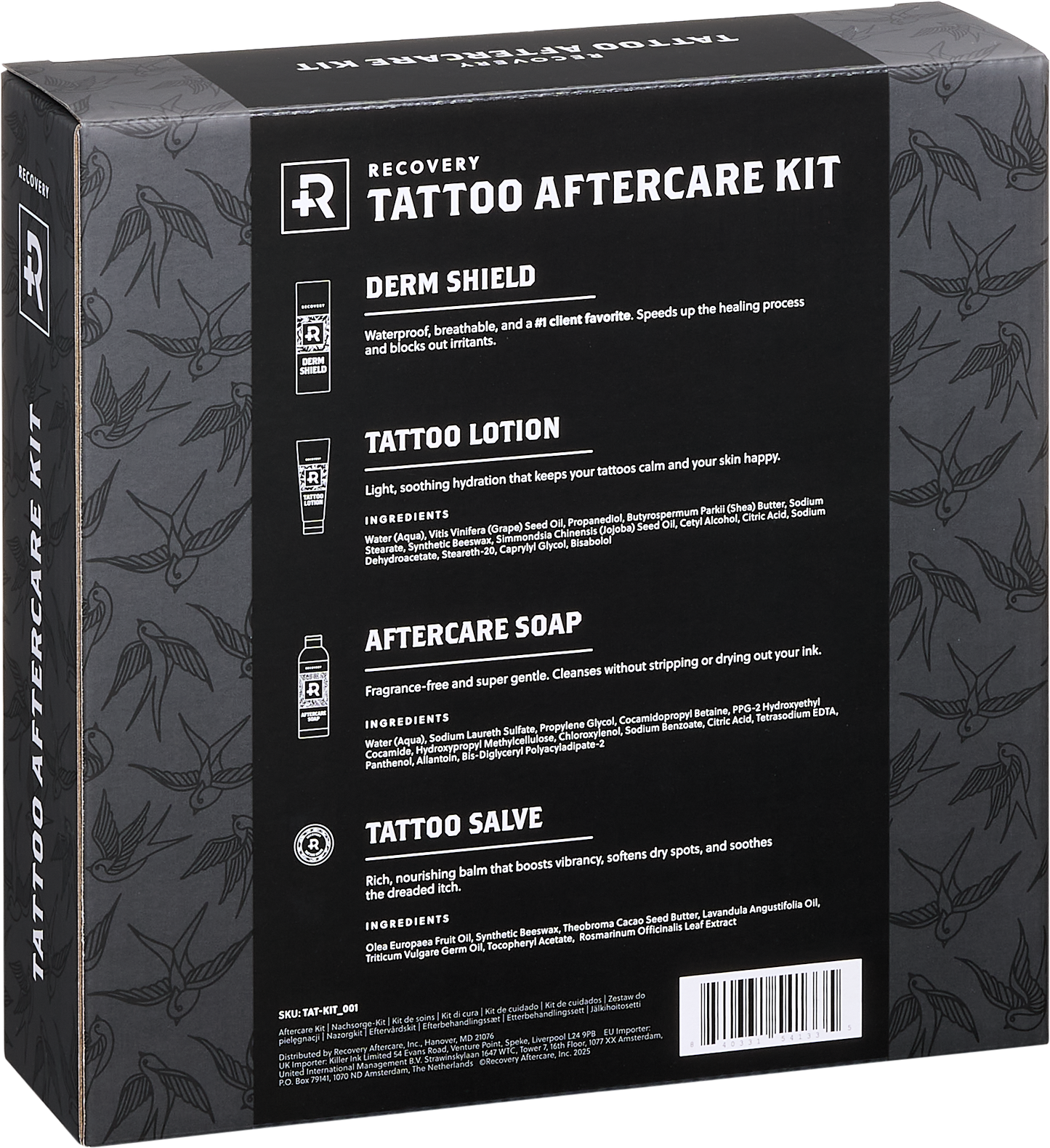Recovery Professional Tattoo Care Kit - Ultimate Tattoo Supply Recovery Professional Tattoo Care Kit