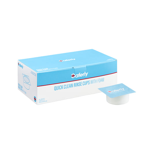 Saferly Rinse Caps with Foam — Box of 24 - Saferly Rinse Caps with Foam — Box of 24