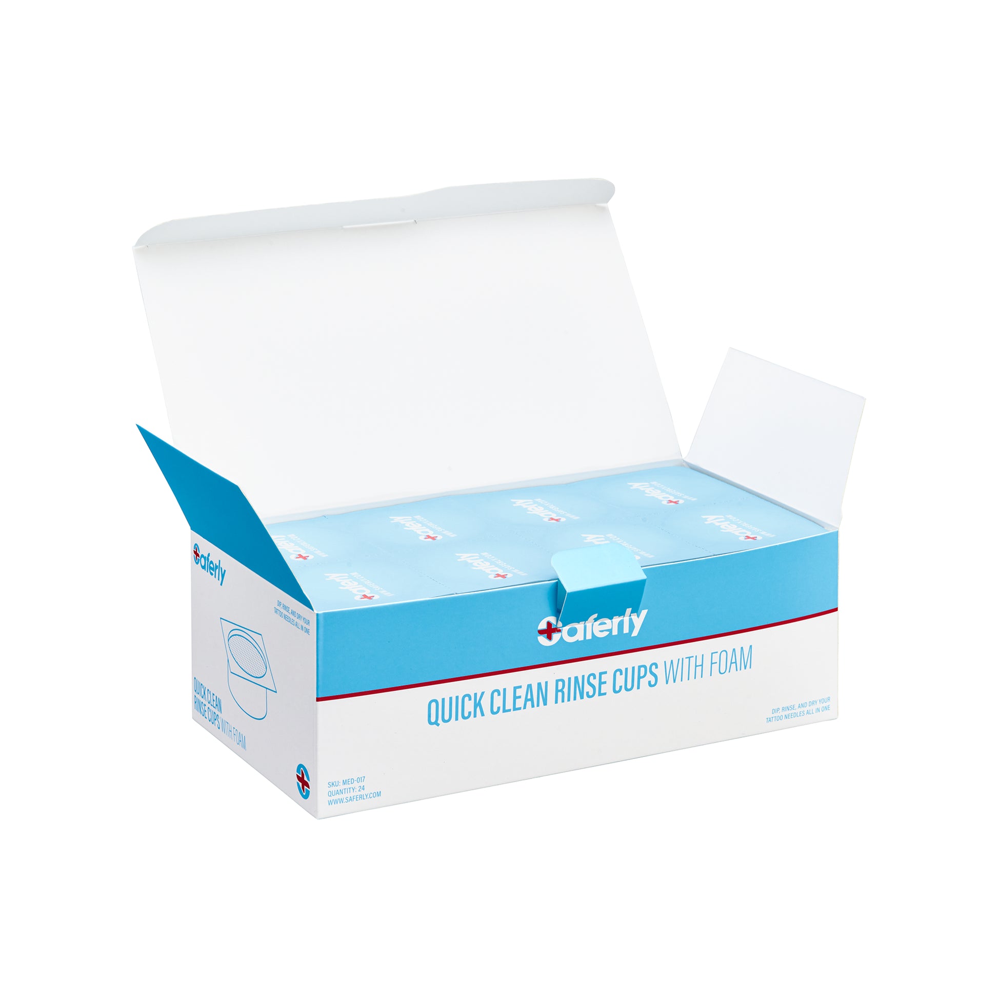 Saferly Rinse Caps with Foam — Box of 24Saferly Rinse Caps with Foam — Box of 24