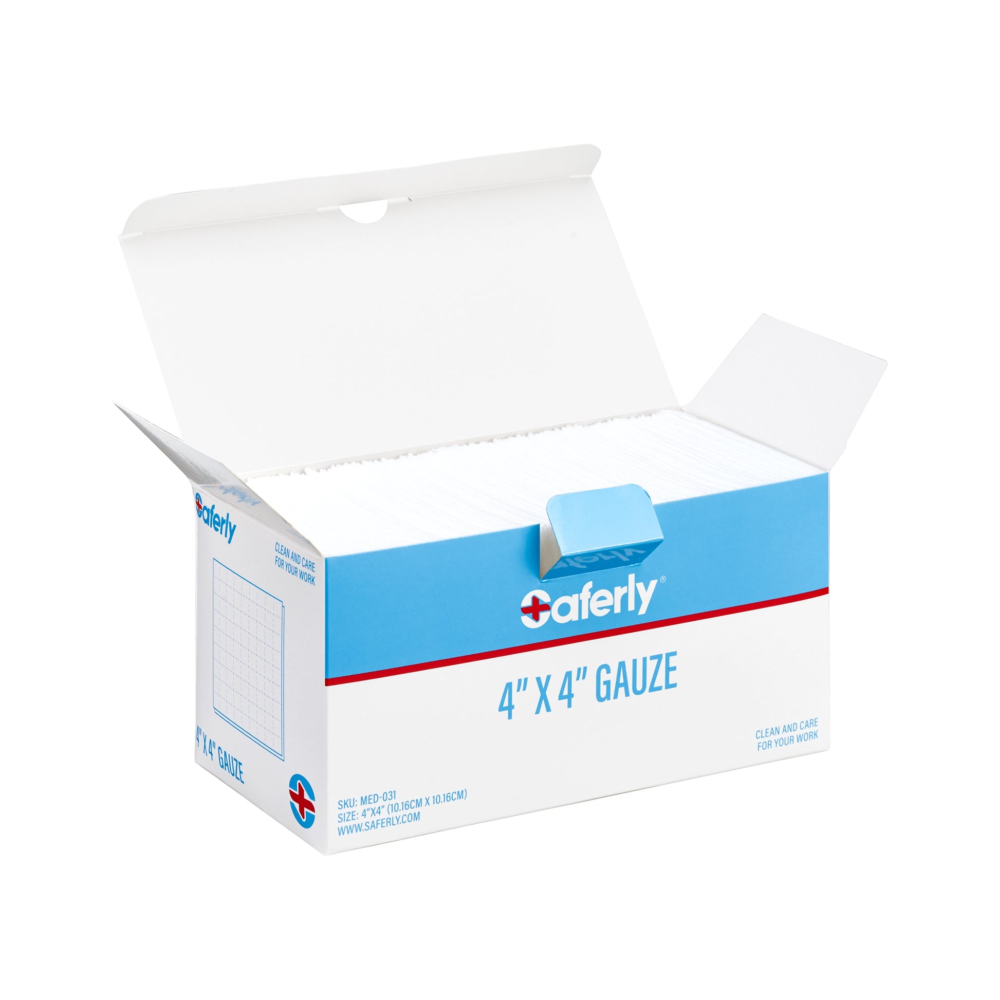 Saferly 4"x4" Gauze - Price Per Box of 200Saferly 4"x4" Gauze - Price Per Box of 200