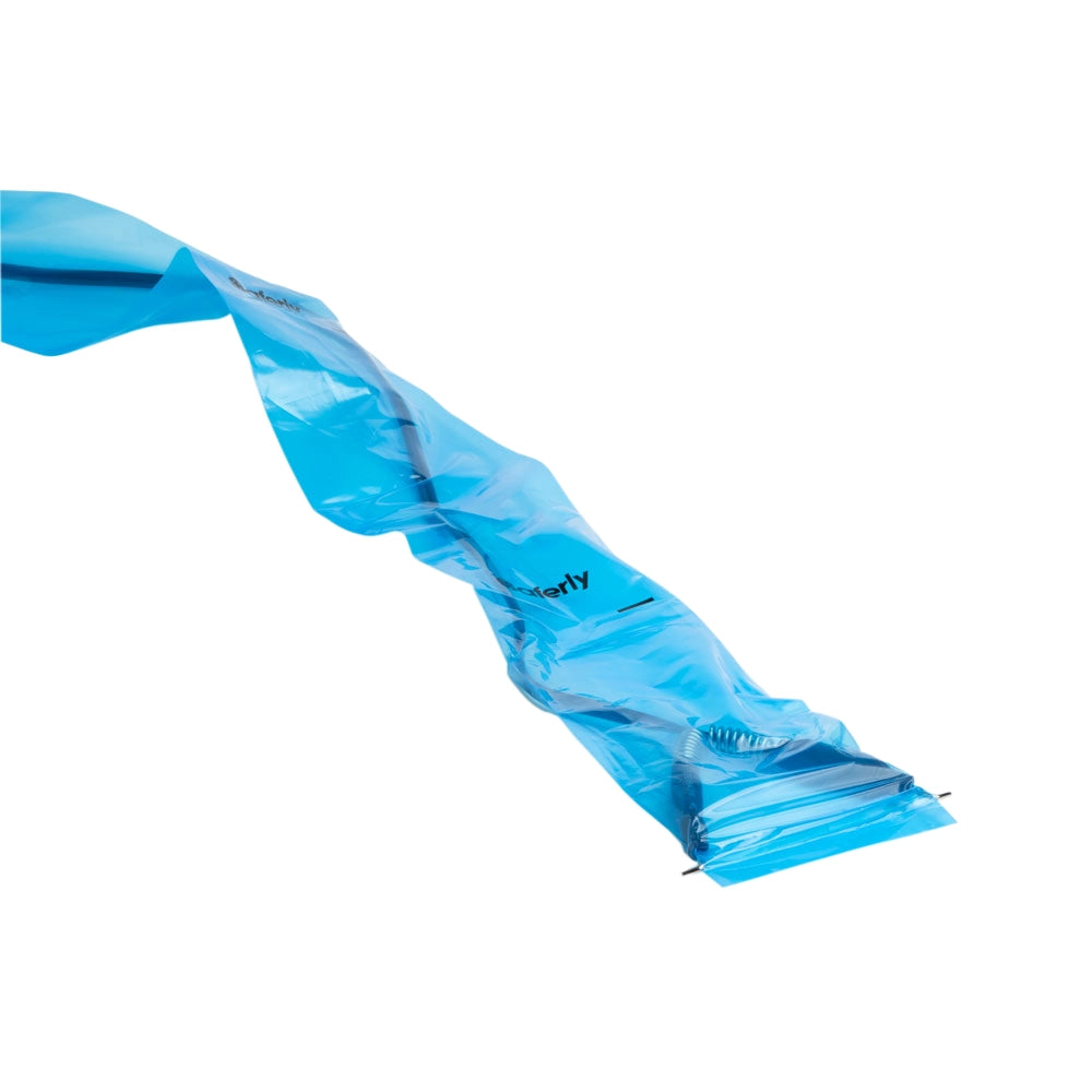 Saferly 20" Clip Cord Sleeves + Machine Bags Saferly 20" Clip Cord Sleeves + Machine Bags — Blue — Box of 200