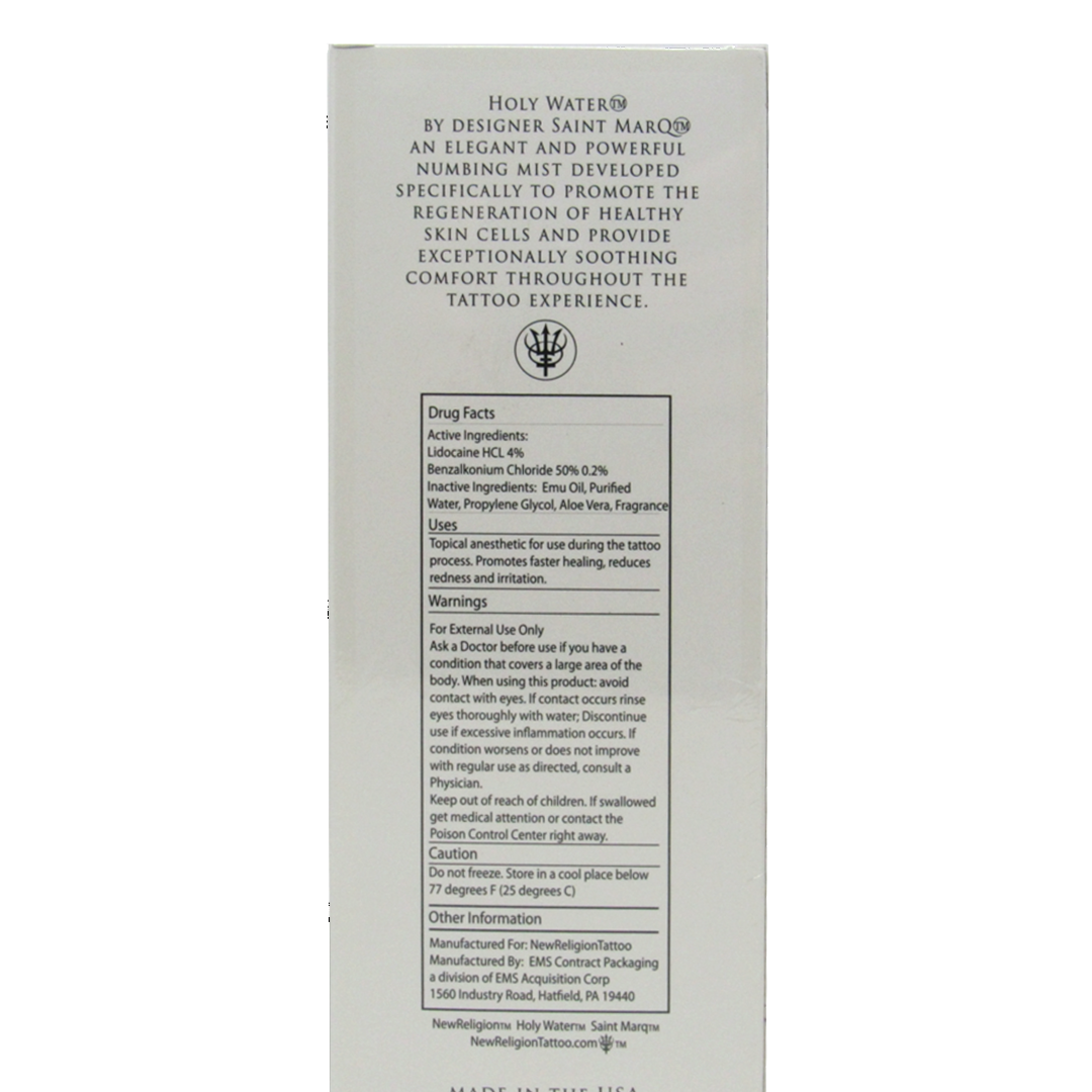 Holy Water by Saint Marq — 8oz. Bottle - Microbeau InternationalHoly Water by Saint Marq — 8oz. Bottle