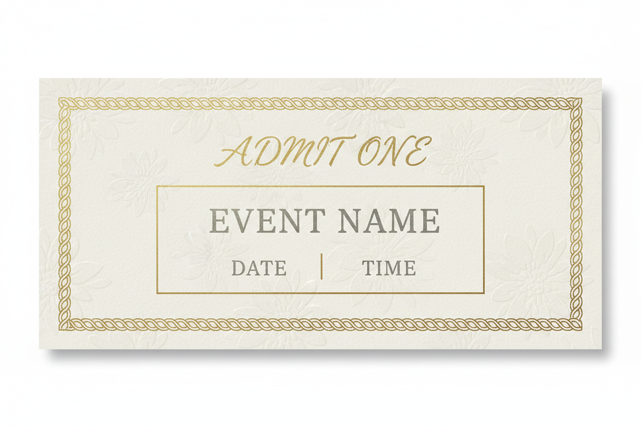 no url Event Ticket