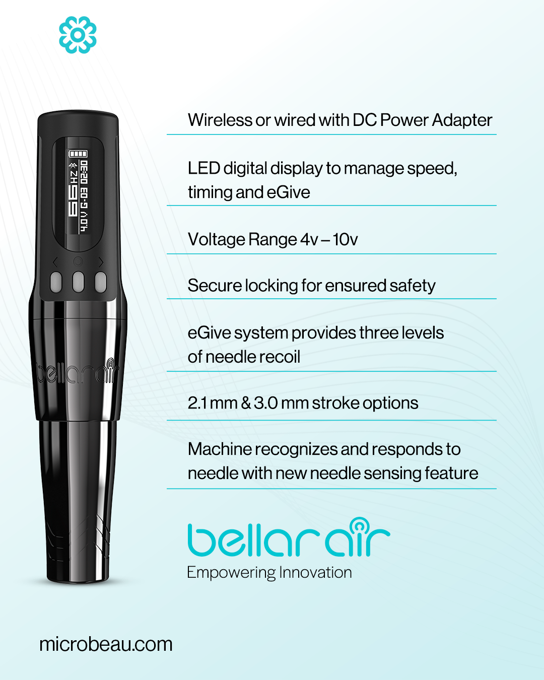 Bellar Air Stealth + Extra Battery Pack