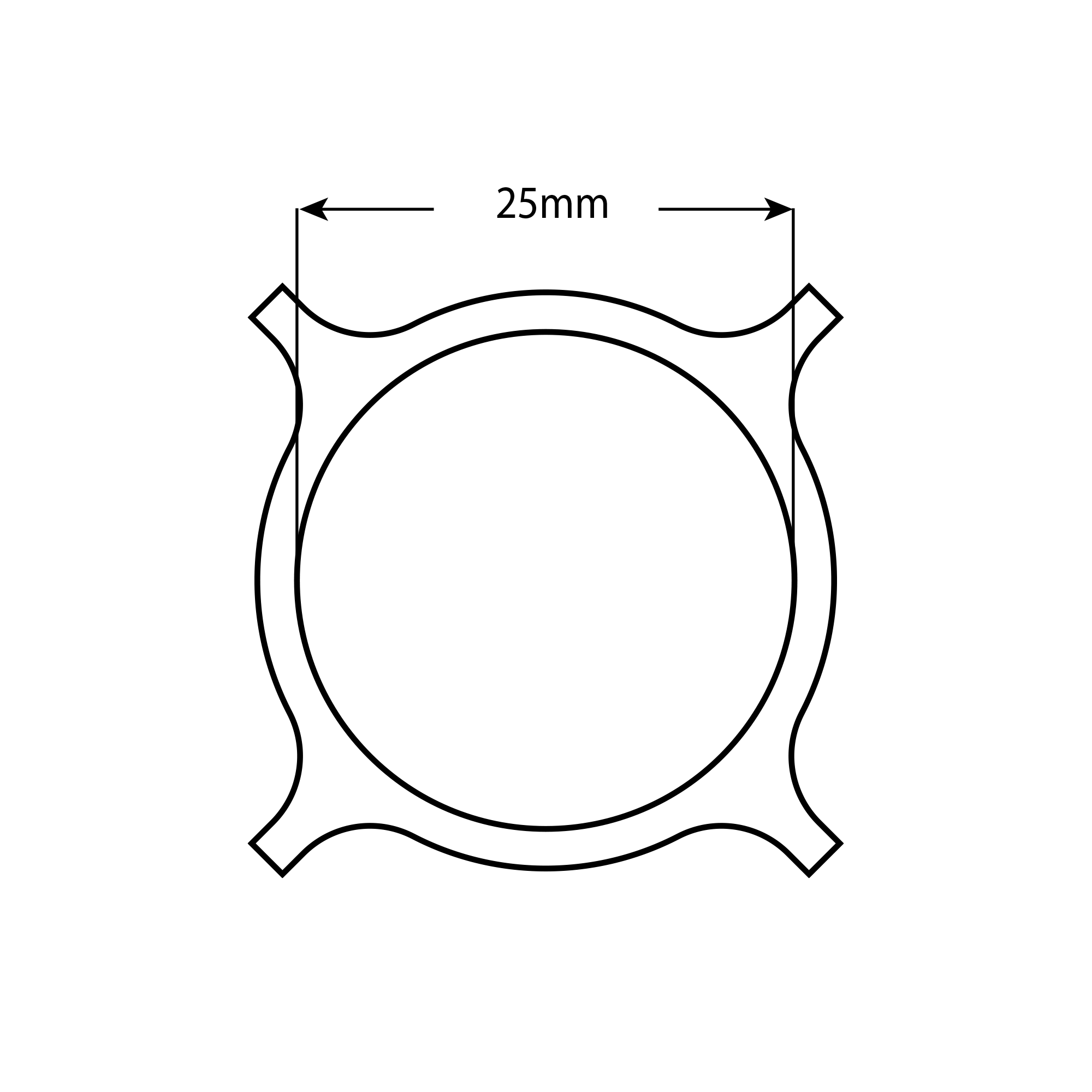 No-Roll Machine Collar
