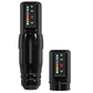 Cordless Flux S™ PMU machine in all black with an auxiliary battery (not included, but you can purchase it as a bundle and save $) Flux S Wireless PMU Machine